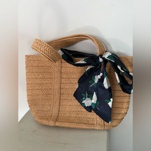 Draper James straw bag